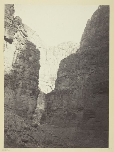 Kalkstensvægge Kanab Wash, Colorado River af William H. Bell