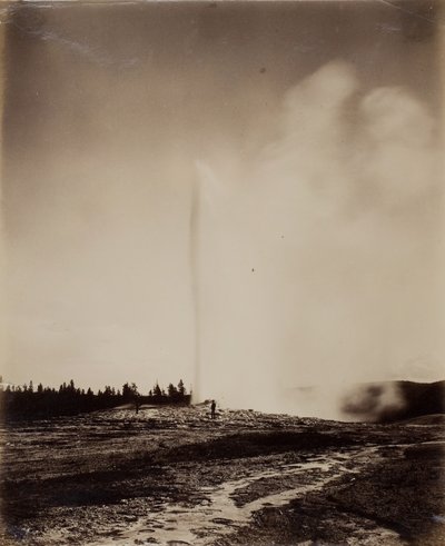 Old Faithful, 1871. af William H. Jackson