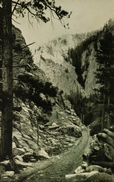 Cañons i Colorado af William H. Jackson