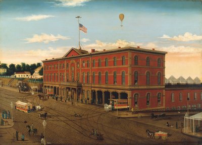 Third Avenue Railroad Depot, ca. 1859-60. af William H Schenck