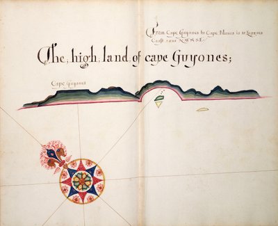 Det høje land ved Cape Guyones af William Hack