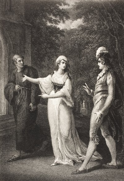 Olivias have, akt IV, Scene III, fra 