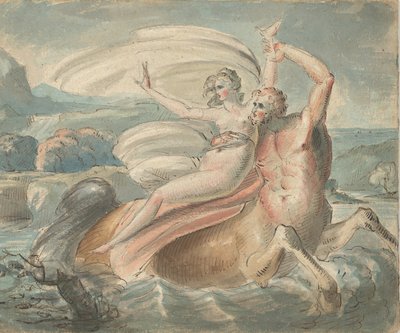 Bortførelsen af ​​Deianira, 1770-80. af William Hamilton