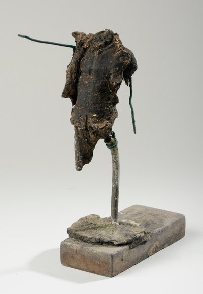 Maquette til figur af en taler (gips og plasticine) af William Hamo Thornycroft