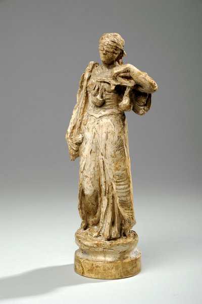Maquette for a Figure of Justice (gips) af William Hamo Thornycroft