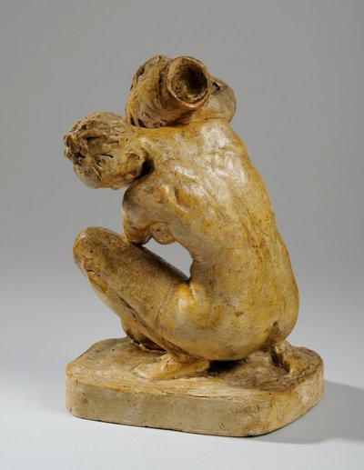 Maquette til en statuette af en kvinde, der vasker af William Hamo Thornycroft
