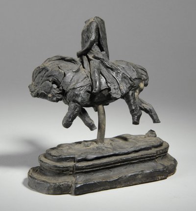 Maquette til en rytterstatue af Edward I, ca. 1893 (plasticine) af William Hamo Thornycroft