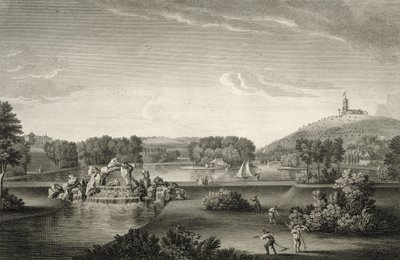 West Wycombe Park, indgraveret af William Woollett (1735-85) af William Hannan