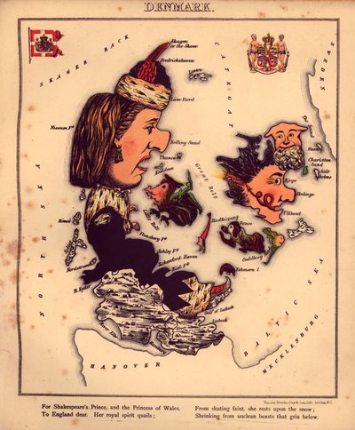 Geographical fun - being humorous outlines of various countries, with an introduction and descriptive lines LOC 84675540-16 af William Harvey