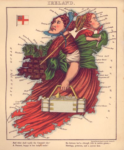 Geographical fun - being humorous outlines of various countries, with an introduction and descriptive lines LOC 84675540-9 af William Harvey
