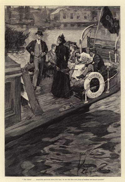 Sejlads på Themsen af William Hatherell