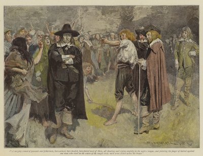 Illustration til The Vengeance of Dungarvan, af E Lester Arnold (chromolitho) af William Hatherell
