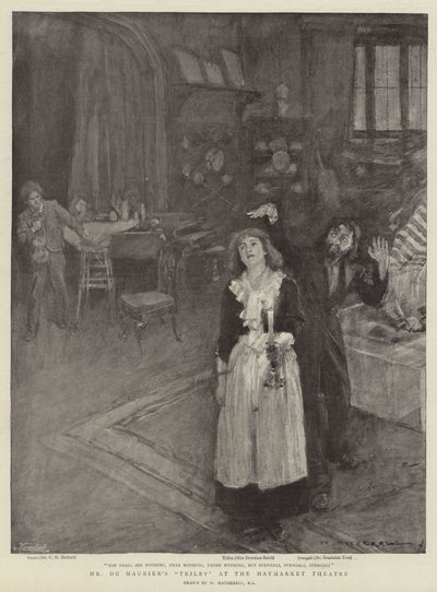 Du Mauriers Trilby på Haymarket Theatre af William Hatherell