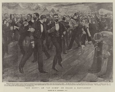 Off Duty, en hjemme om bord på et slagskib af William Hatherell