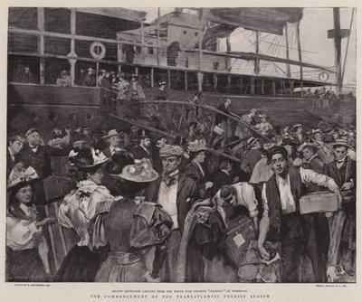 Begyndelsen af den transatlantiske turistsæson af William Hatherell