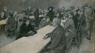 Fjenden i England: besøgsdag i interneringslejren nær London af William Hatherell