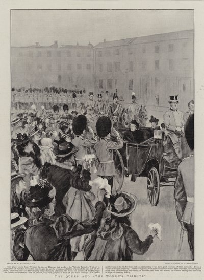 Dronningen og Kvindernes hyldest af William Hatherell