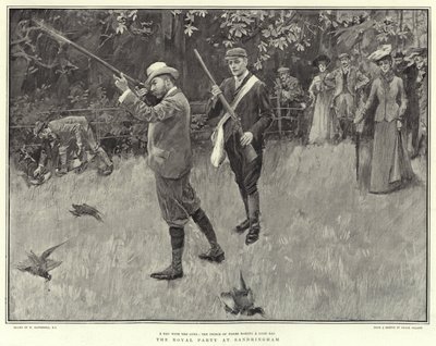 Den kongelige fest i Sandringham af William Hatherell