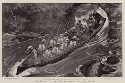Det kongelige besøg i Irland, opholdet i Killarney af William Hatherell