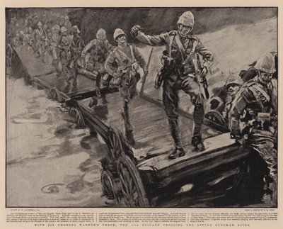 Med Sir Charles Warrens styrke krydsede 11. brigade Little Bushman-floden med 11. brigade af William Hatherell