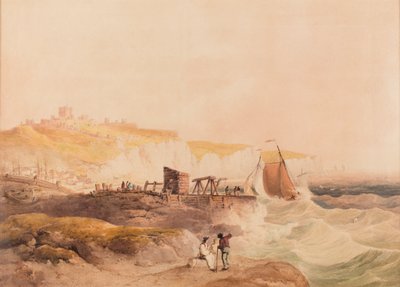 Dover, ukendt dato (akvarel og blyant på papir) af William Havell
