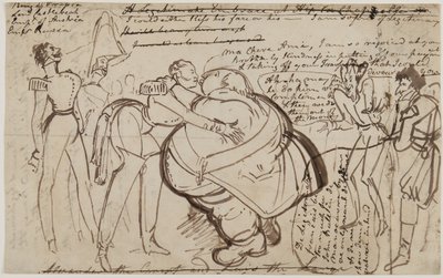 Et kys ved kongressen, 1818 af William Heath
