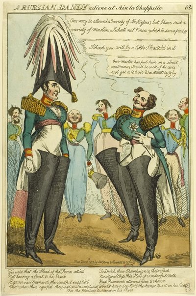 En russisk dandy af William Heath