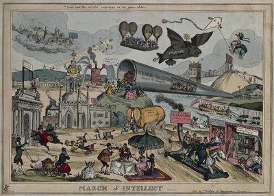 Intellektets marts, 1829 af William Heath