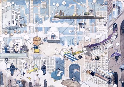 Luftliv af William Heath Robinson