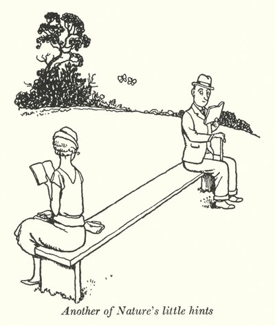 Endnu et af naturens små hints (litho) af William Heath Robinson