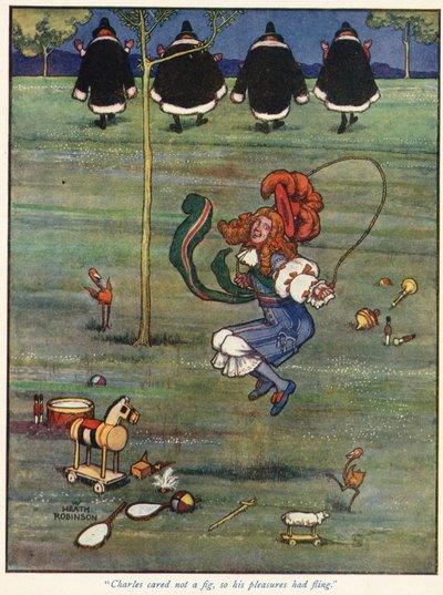 Charles brød sig ikke om en figen, så hans fornøjelser slyngede af William Heath Robinson