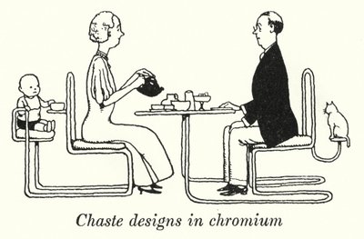 Kyske designs i krom (litho) af William Heath Robinson