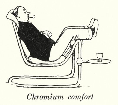 Chrom komfort (litho) af William Heath Robinson