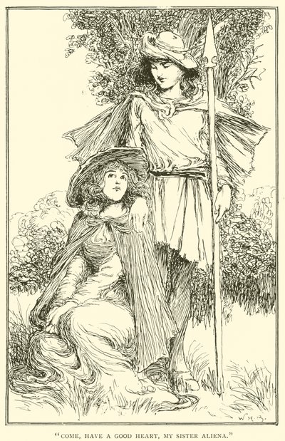 Kom, hav et godt hjerte, min søster Aliena af William Heath Robinson