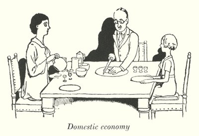 Indenlandsk økonomi (litho) af William Heath Robinson