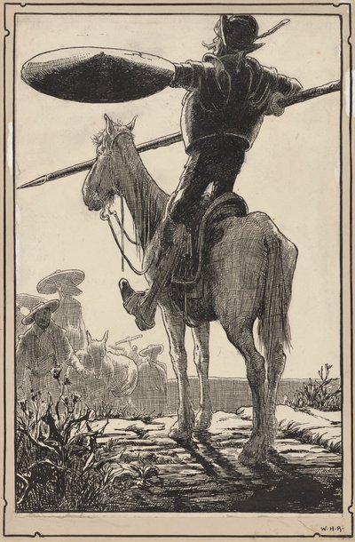 Don Quixote af William Heath Robinson