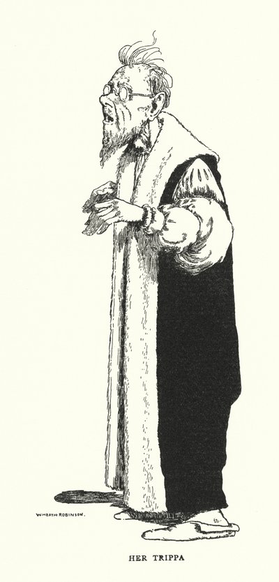 Hendes indmad (litho) af William Heath Robinson