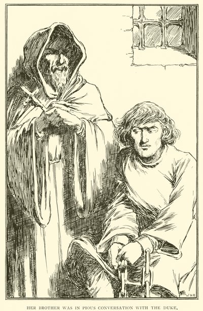 Hendes bror var i fromme samtaler med hertugen af William Heath Robinson