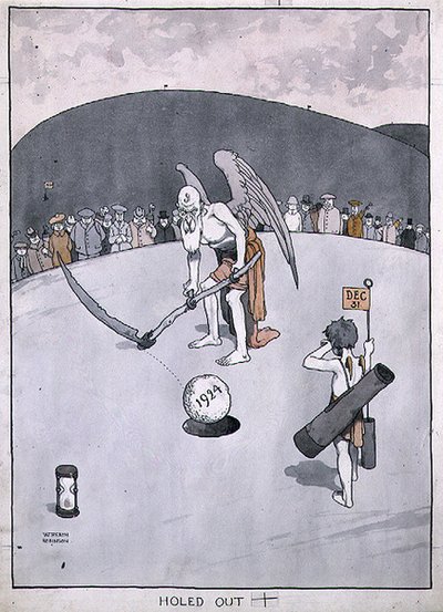 "Holed Out", en illustration fra 