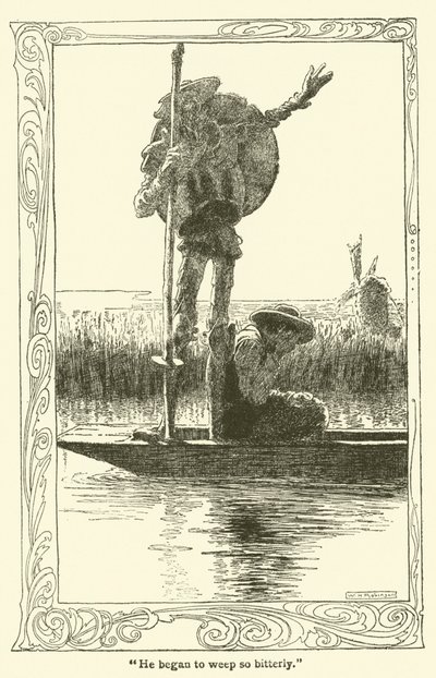 Illustration til Don Quixote (litho) af William Heath Robinson