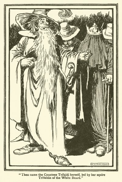 Illustration til Don Quixote (litho) af William Heath Robinson