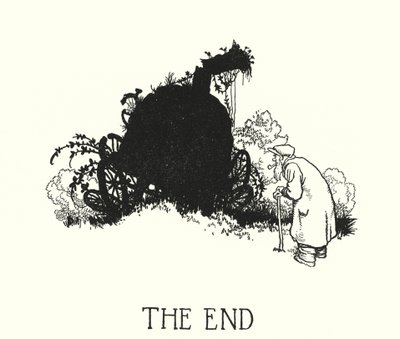 Illustration til Railway Ribaldry af W Heath Robinson (litho) af William Heath Robinson
