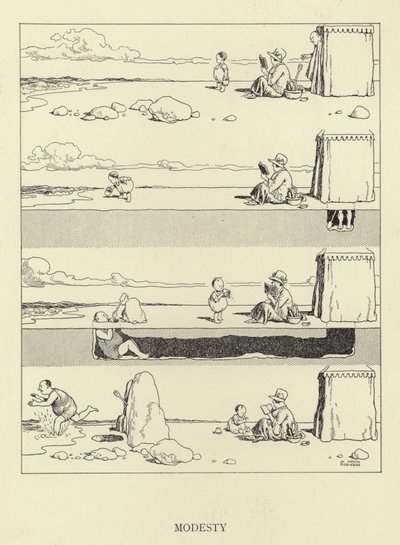 Beskedenhed af William Heath Robinson