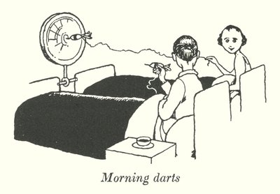 Morgenpile (litho) af William Heath Robinson