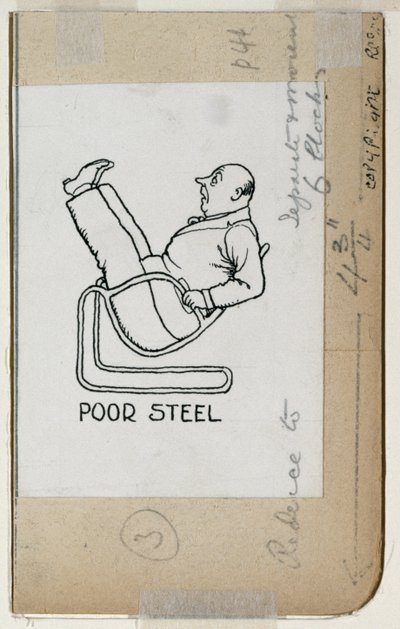 "Poor Steel", detalje fra "How to Live in a Flat", udgivet i 1936 af William Heath Robinson