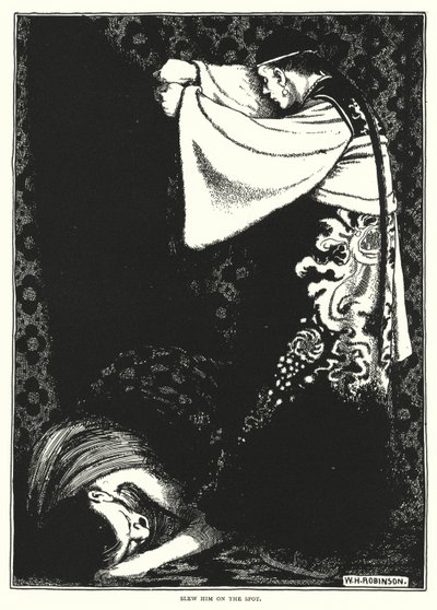 Dræb ham på stedet (gravering) af William Heath Robinson