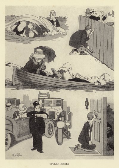 Stjålne kys af William Heath Robinson