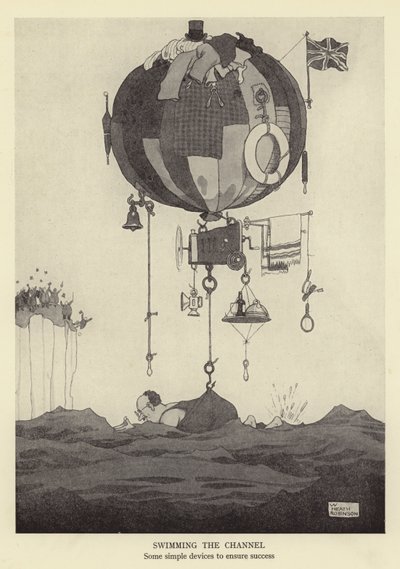 Svømning kanalen, nogle enkle enheder for at sikre succes af William Heath Robinson