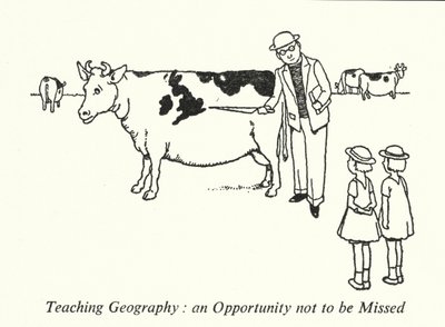Undervisning i geografi, en mulighed du ikke må gå glip af (litho) af William Heath Robinson