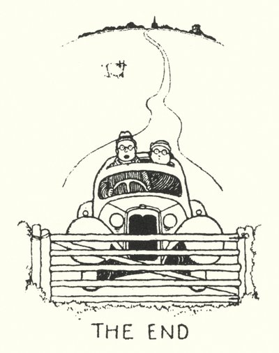 The End (litho) af William Heath Robinson